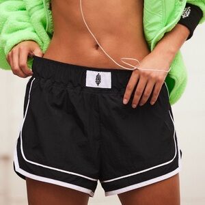 FP Movement Varsity Blues Shorts Black Combo